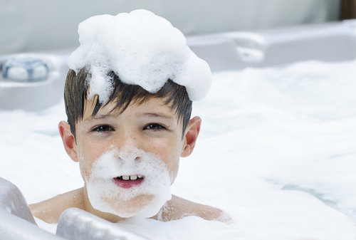 Why is my hot tub foaming? Visual List Item Image