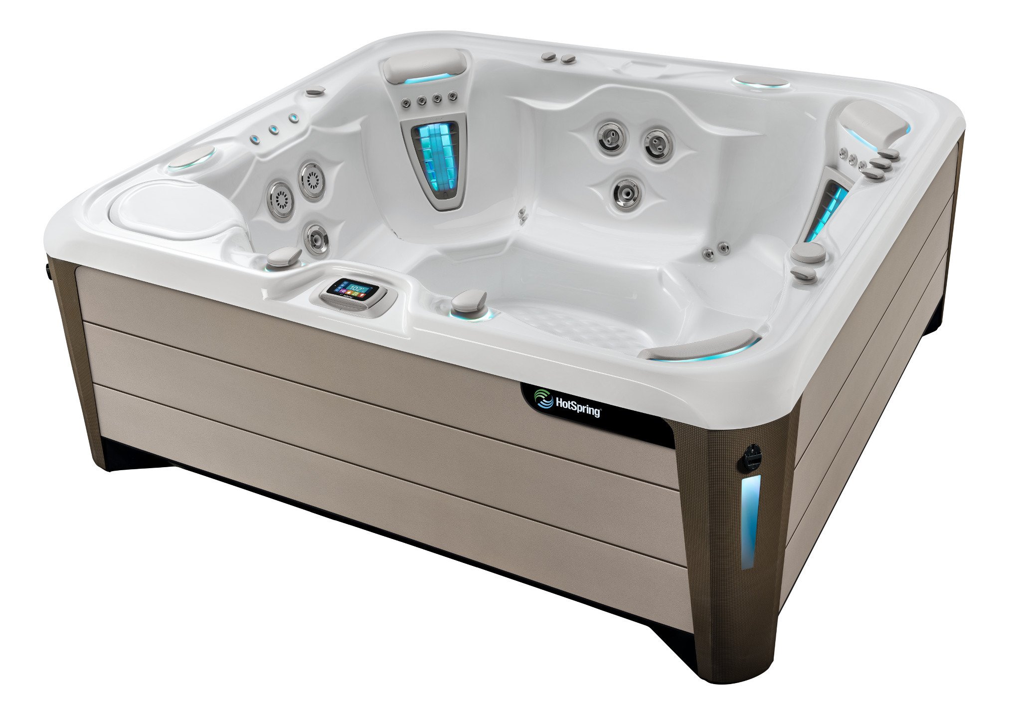 Hot Spring Highlife 2019 Grandee Alpine White Sandstone Eye Level Dry