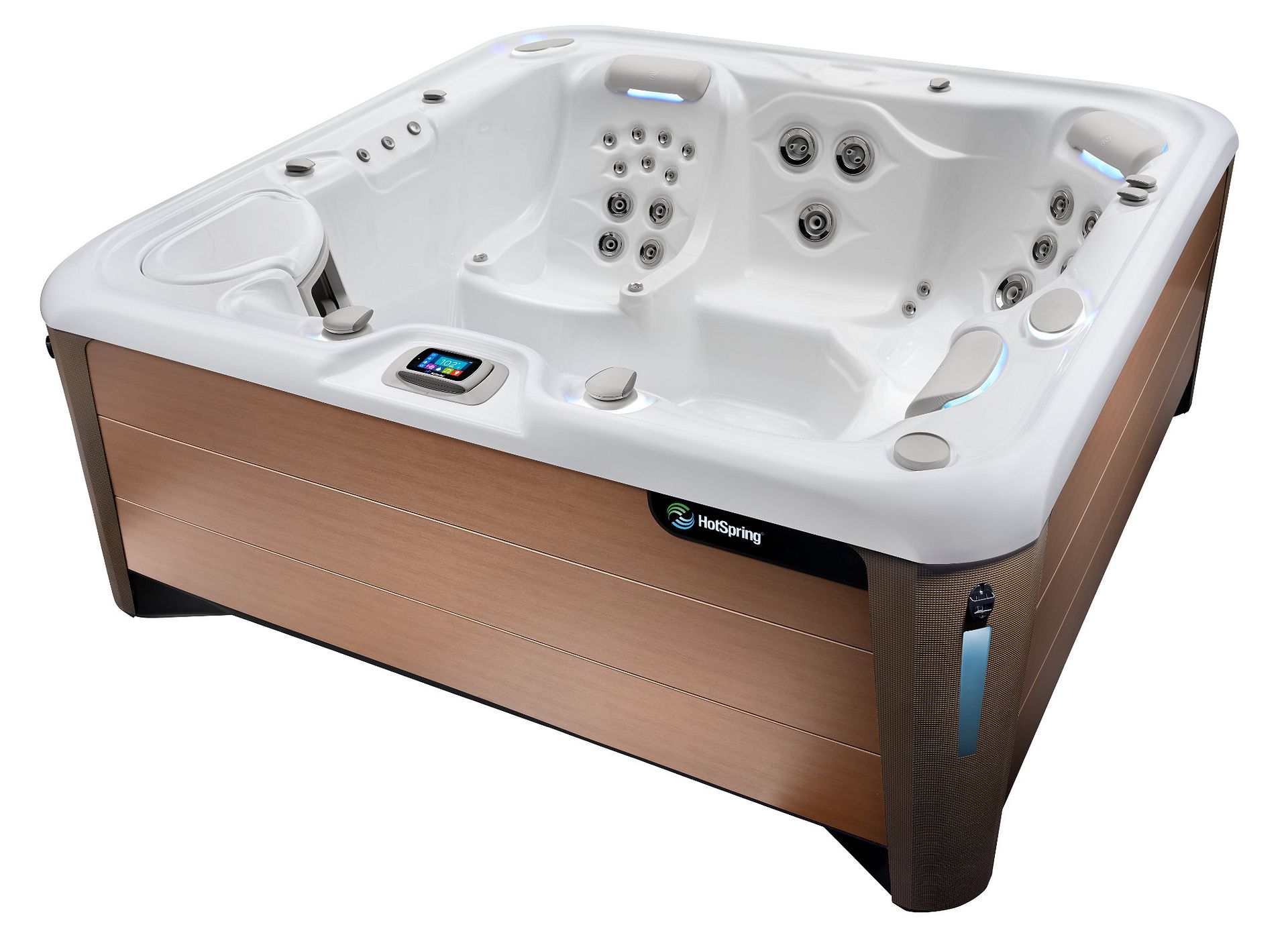 HotSpring Highlife 2019 Envoy Alpine White Bronze High Angle