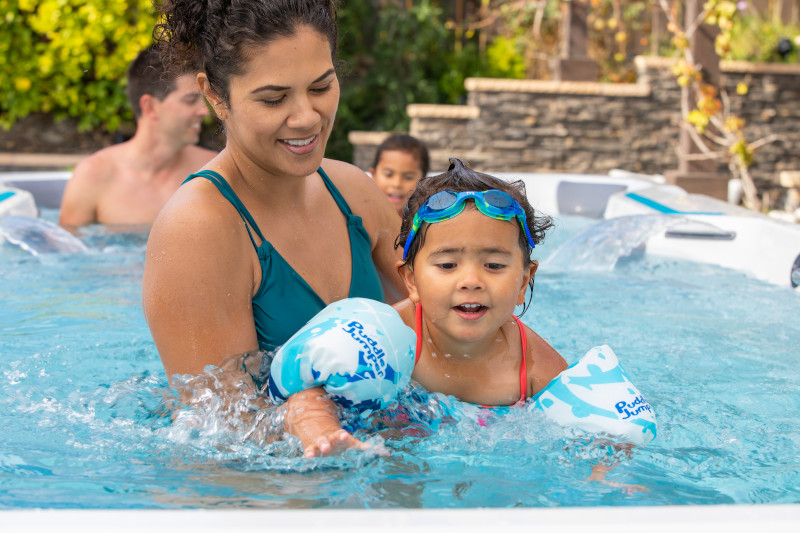 How to Teach Kids to Swim Using an Endless Pools® Swim Spa