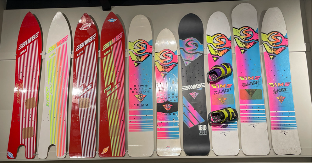 Terry Kidwell and Sims Snowboards Collection: