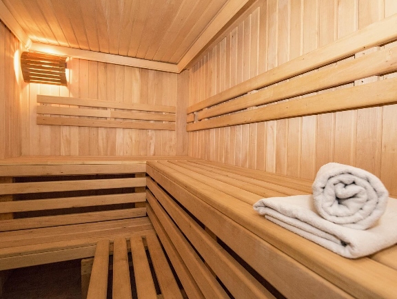 Sauna interior