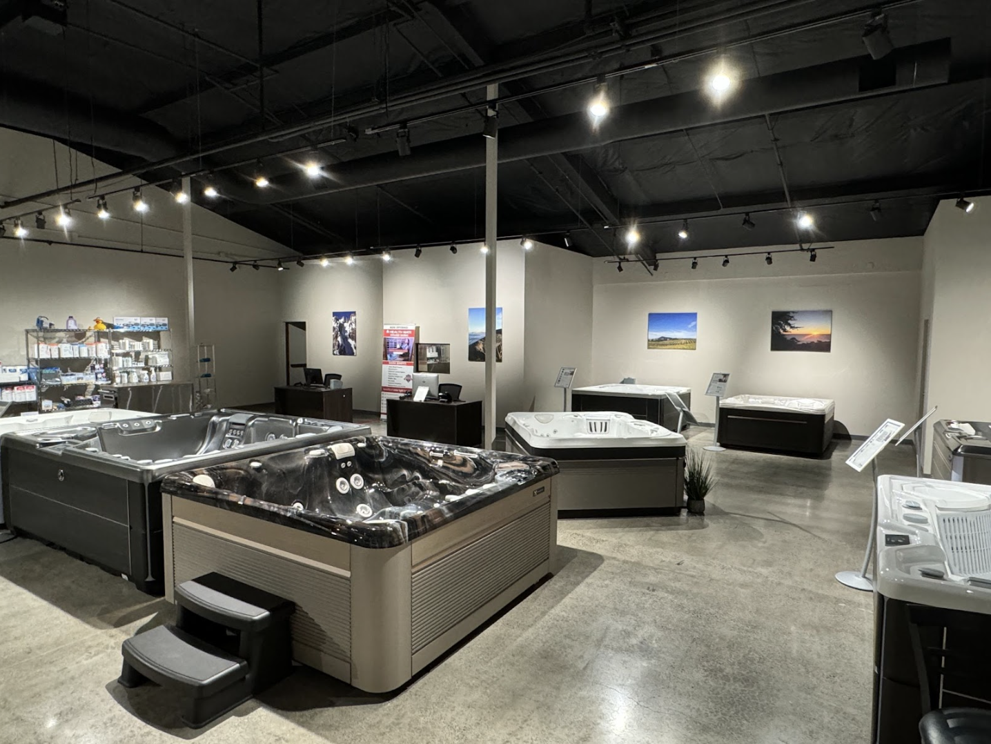 the Hot Tub Store sales floor 2