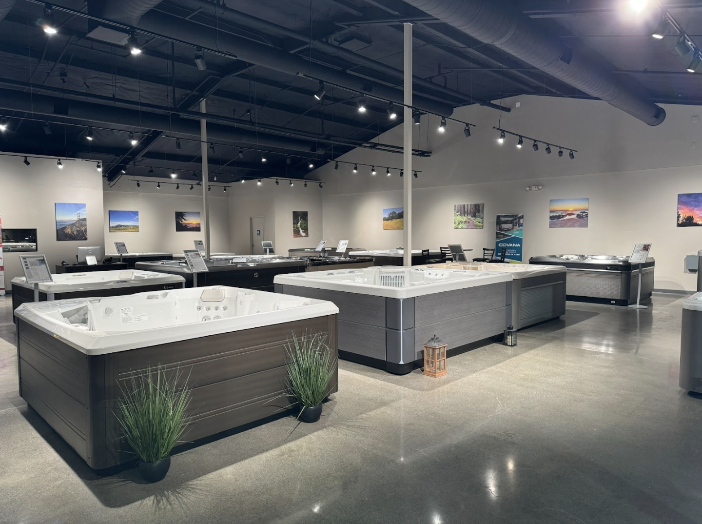 the Hot Tub Store sales floor